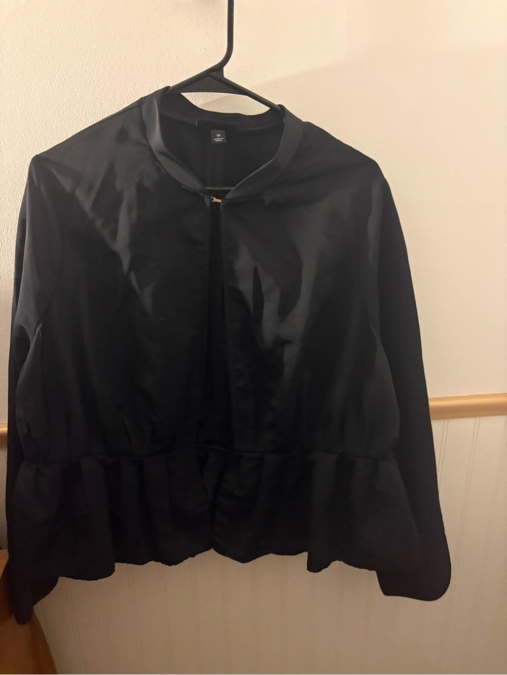 Victoria Beckham for Target Women’s 1X Black Peplum Jacket